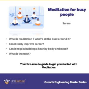 Meditation for busy people